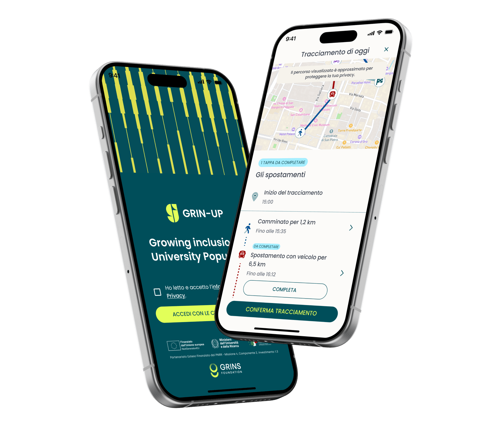 Grin-Up mobile app